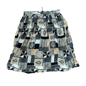 VINTAGE MIX NOUVEAU NEW YORK MIDI SKIRT
